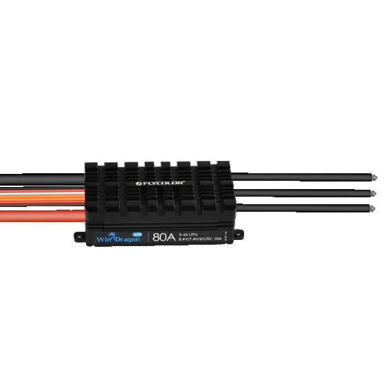 FLYCOLOR WinDragon 80A 100A 130A ESC 2-6S 10A BEC Brushless Speed Controller for RC Airplane Aircraft Fixed Wing and Helicopter